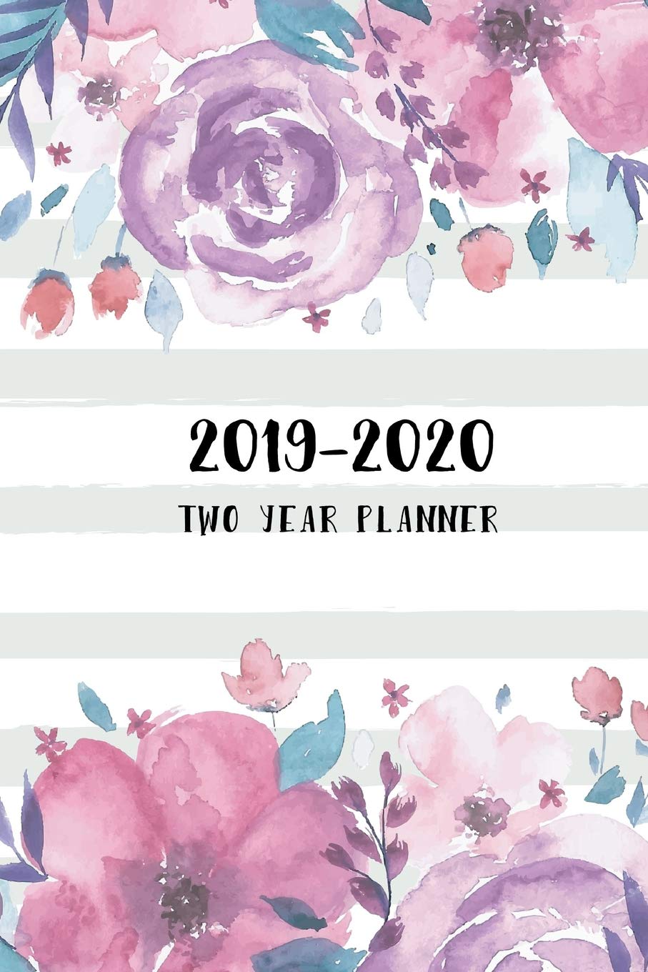 ler totalmente 2019-2020 Two Year Planner: Floral Cover, 24 Month Calendar Planner, Two Year Monthly Planner, Agenda Planner and Schedule Organizer, Journal Planner... U.S. Holidays (2 Year Calendar Logbook Diar
