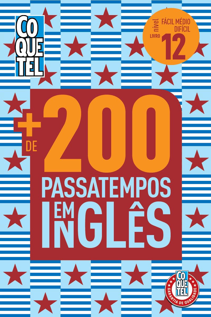 Livro Coquetel Mais de 200 Passatempos em Inglês Ed 12: Níveis fácil, médio e difícil baixar livro de graça