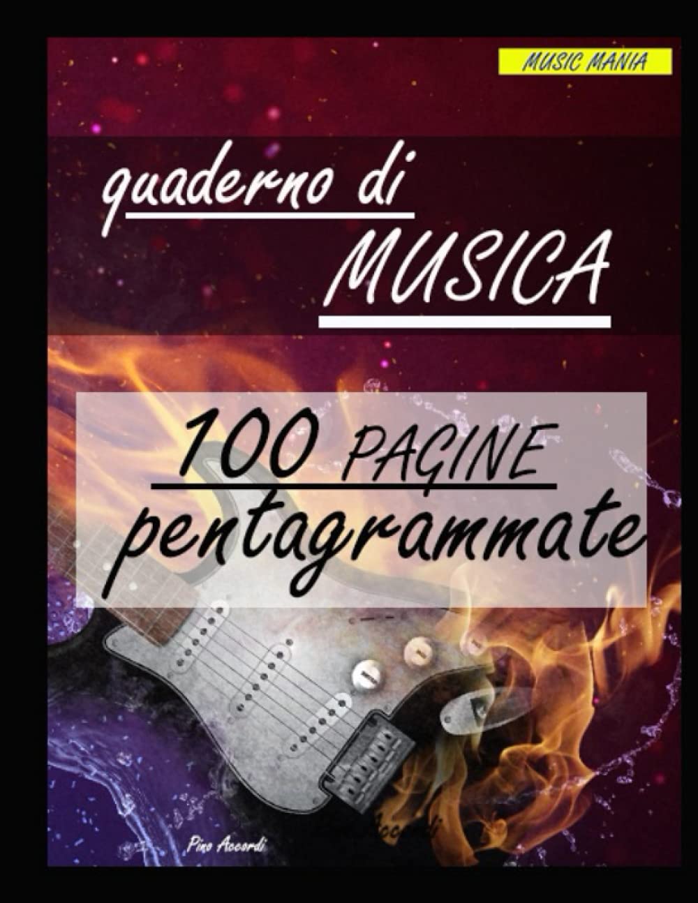 capítulo por capítulo baixar QUADERNO DI MUSICA PENTAGRAMMATO: 100 PAGINE – 12 pentagrammi per pagina - FORMATO (21,5 x 27,94 cm) – Carta Bianca 90gr/mq (Scuola Mania) (Italian Edition)