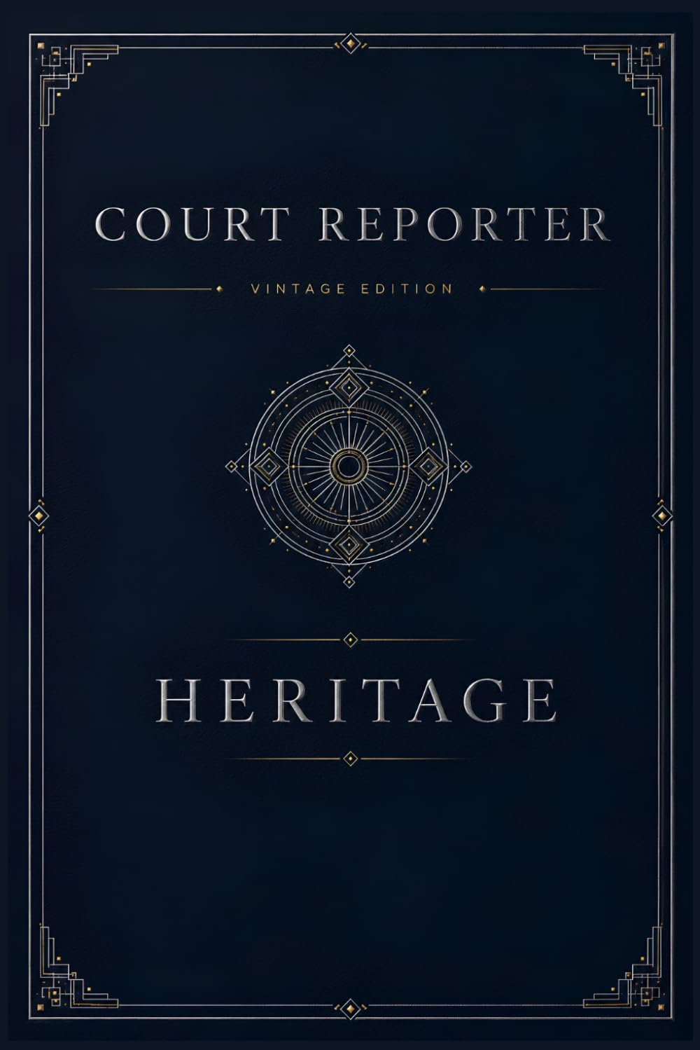 Heritage: Premium Lined Notebook for Court Reporters, Stenographers, Legal Professionals, and Court Reporting Students baixar o livro de graça