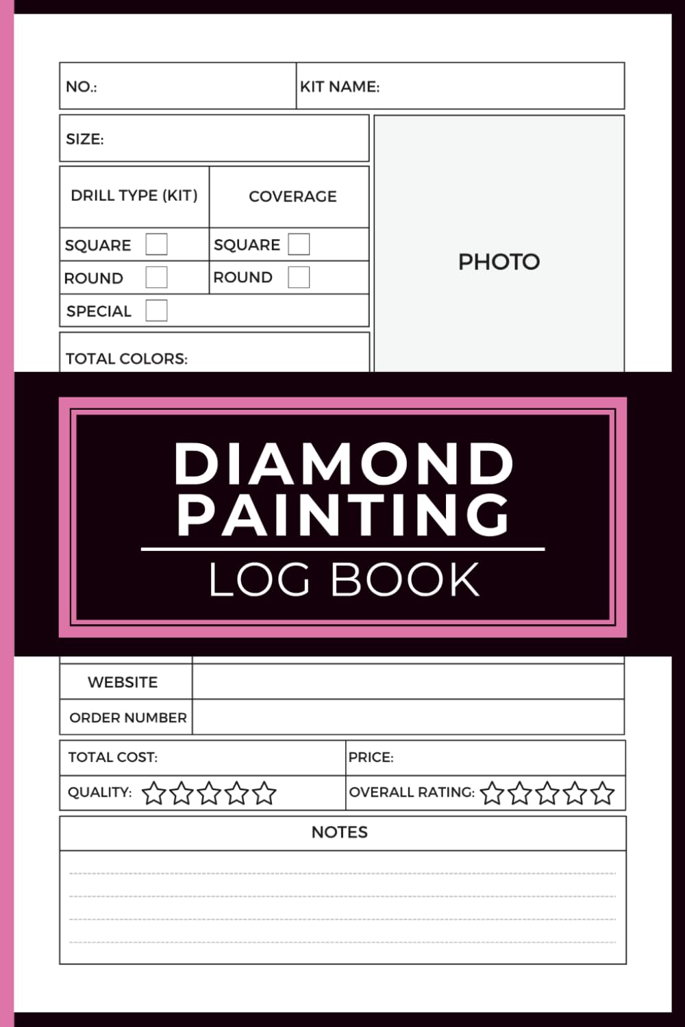 Diamond Painting Log Book: Track Kits, Record Project Details, Monitor Progress & Preserve Finished Artwork for Diamond Painting Enthusiasts baixar livro de graça