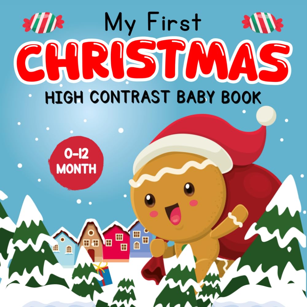 capítulo por capítulo baixar My First Christmas, High Contrast Baby Book for Newborns, 0-12 Months - Xmas Stocking Stuffers: +99 Cute Black and White Designs to Develop Baby's... themed baby gifts) (Baby 1st Christmas Ideas)