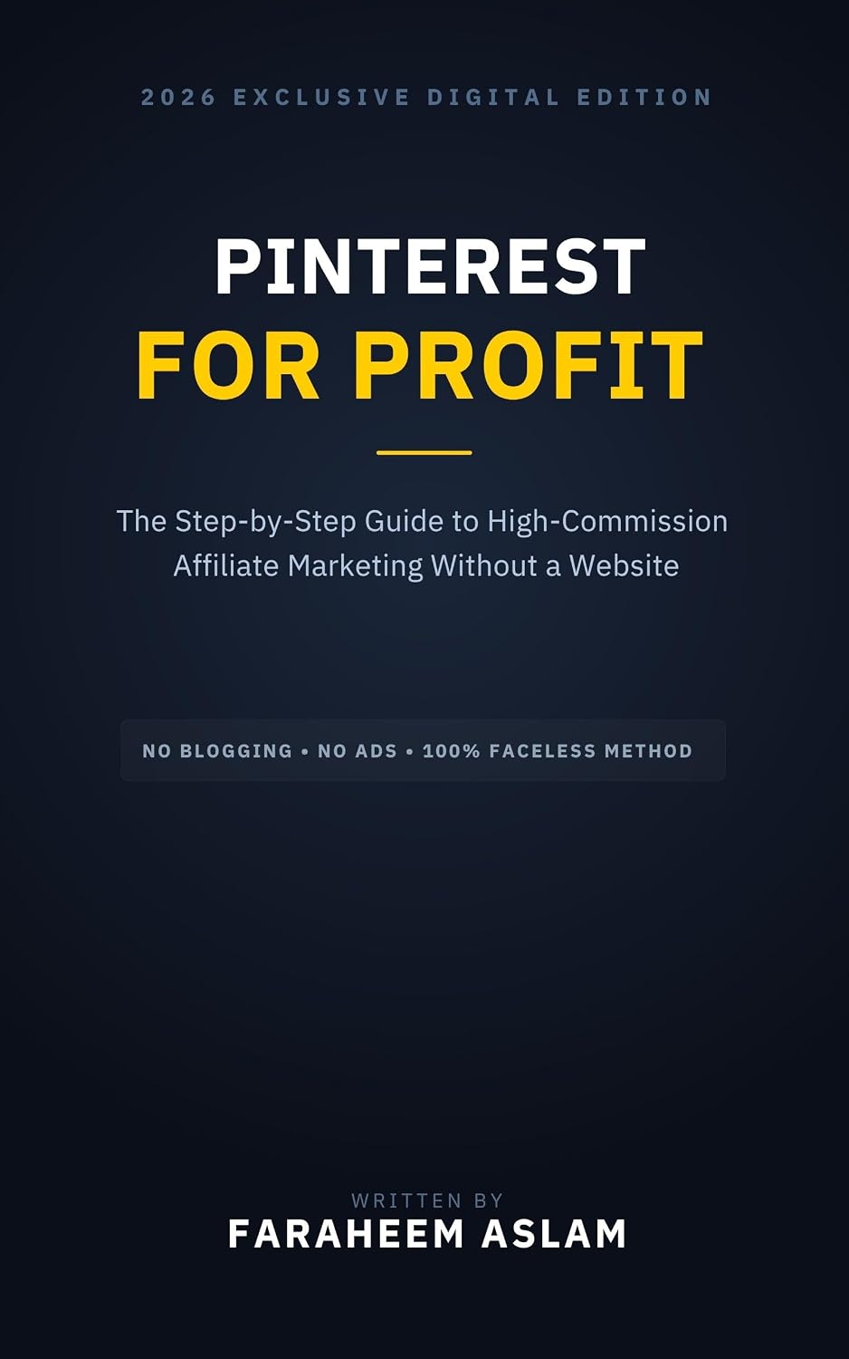 Pinterest for Profit: The Step-by-Step Guide to High-Commission Affiliate Marketing Without a Website (English Edition) baixar livro de graça