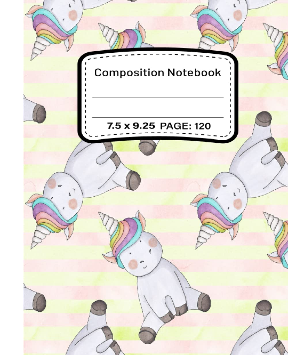 capítulo por capítulo baixar Composition Notebooks: Wide Ruled Paper Notebook Journal | Cute Unicorns Paper | Blank Wide Lined Workbook for Girls Boys Kids Teens Students/Composition Notebooks