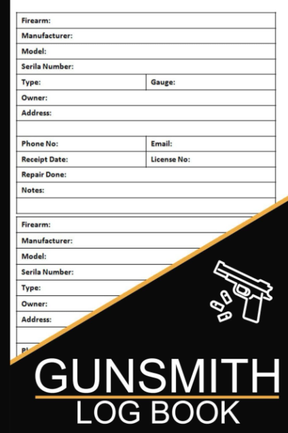 Gunsmith Log Book: Gunsmith Log Record Book, Gunsmith Repair Log for Shop Owners, Gunsmith Record Book, Gift for Gunsmith, 100 Pages, Size 6 x 9 inches baixar o livro de graça