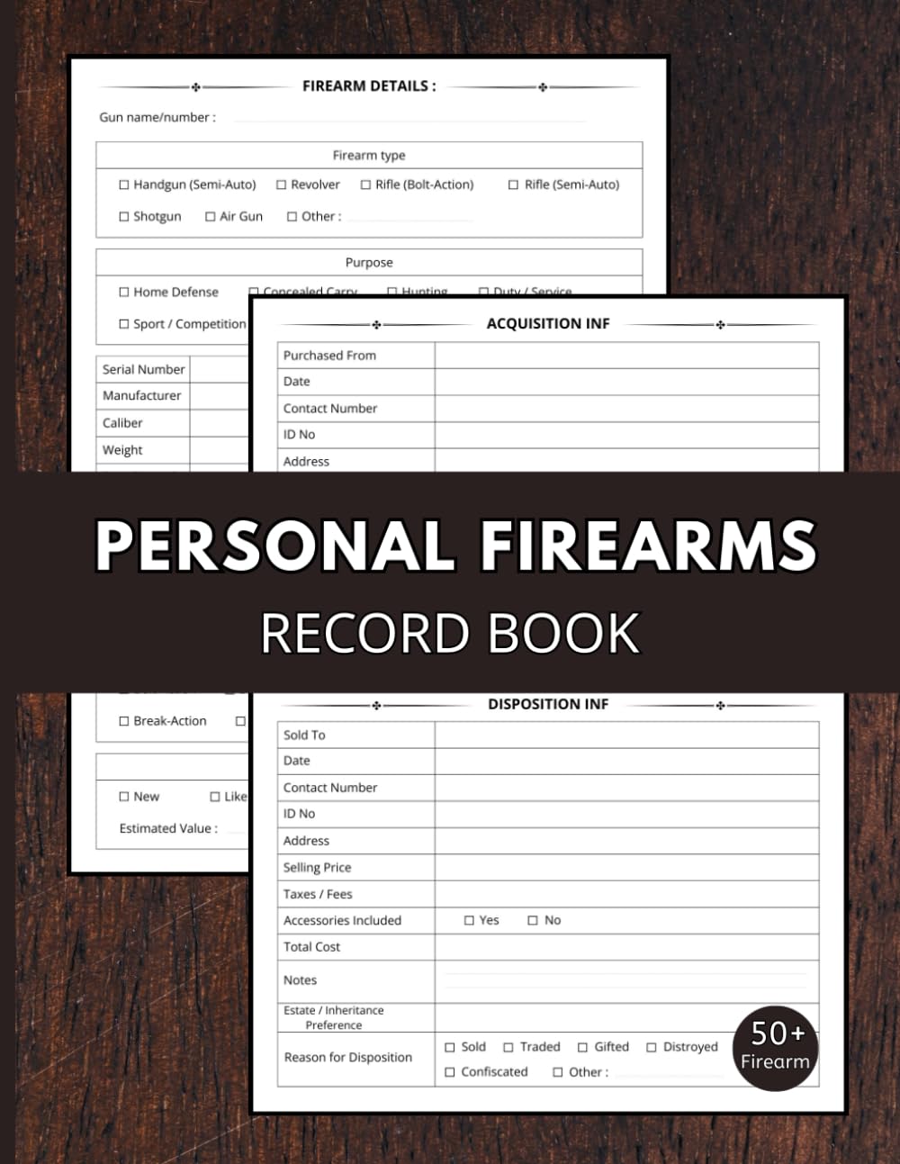 Personal Firearms Record Book: An Organized Record Book for Firearm Ownership, and Personal Inventory Tracking baixar livro de graça