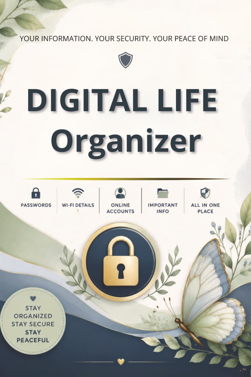 Digital Life Organizer: Password & Account Logbook for Women | Track Wi-Fi, Online Accounts, Devices, Bills & Subscriptions baixar o livro de graça