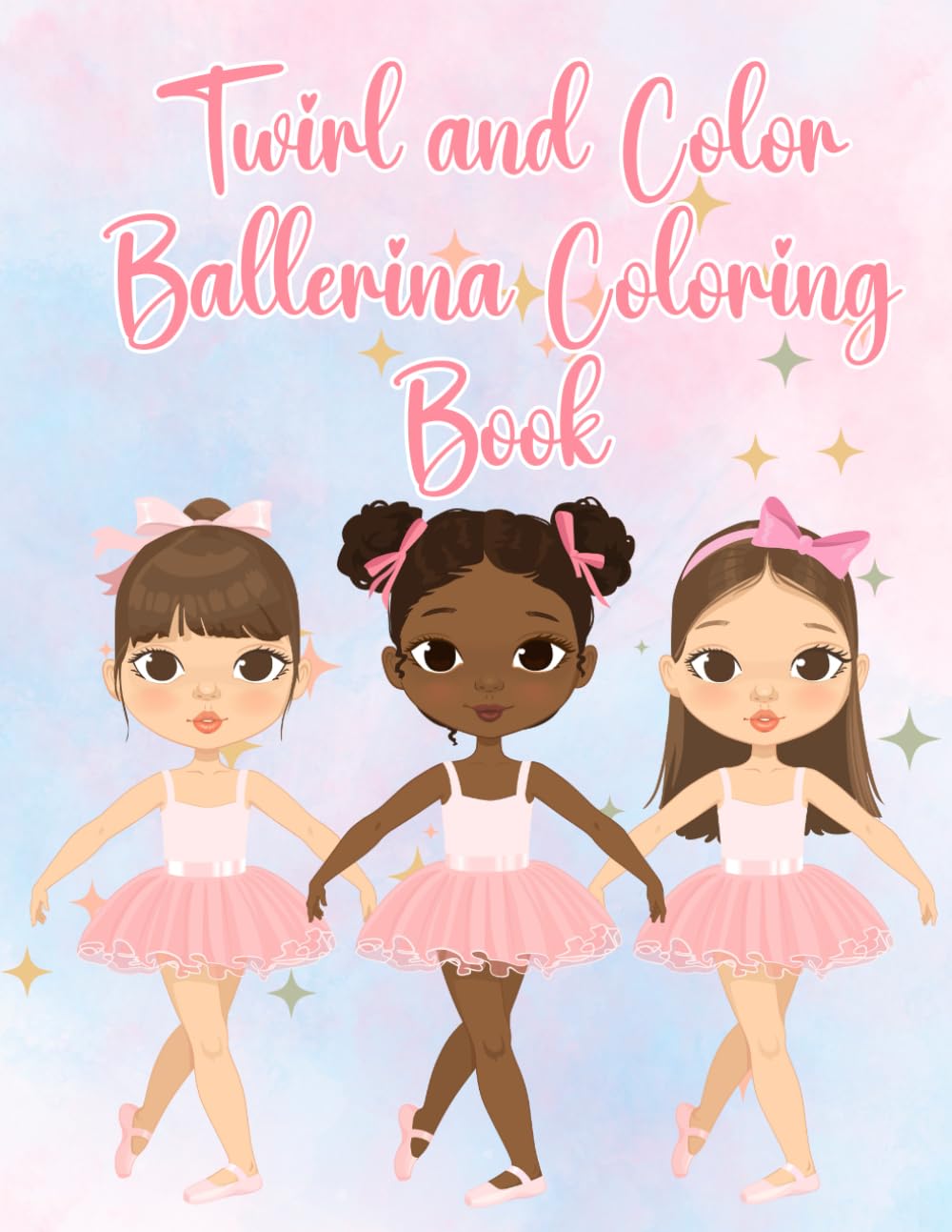 ler totalmente Twirl and Color Ballerina Coloring Book For Kids 3-5
