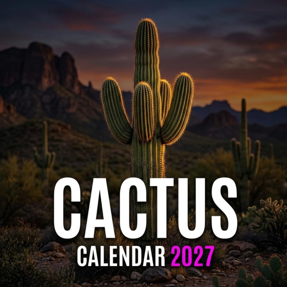 ler totalmente Cactus Calendar 2027: Stunning Desert Botany
