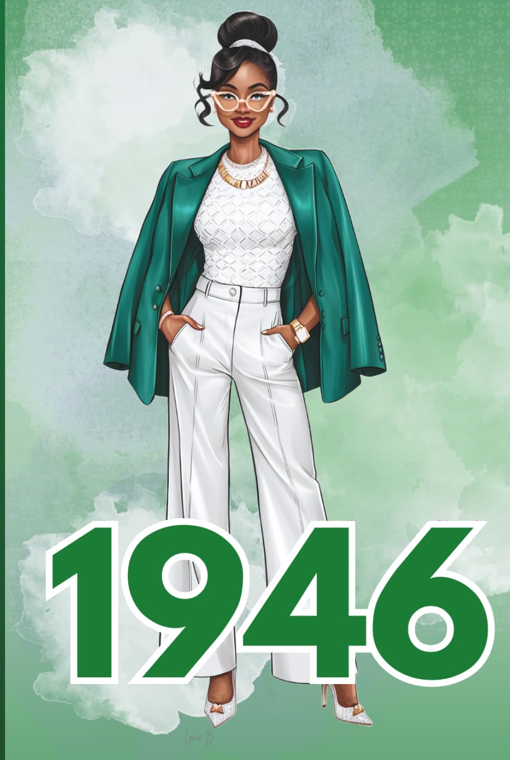Friendship. Service. Leadership. 1946: Beautiful Leading Lady in Green and White Power Suit Lined Journal | Sisterhood Gifts for Women Linked in... | White Rose | Token of Friendship | Linkdom baixar o livro de graça