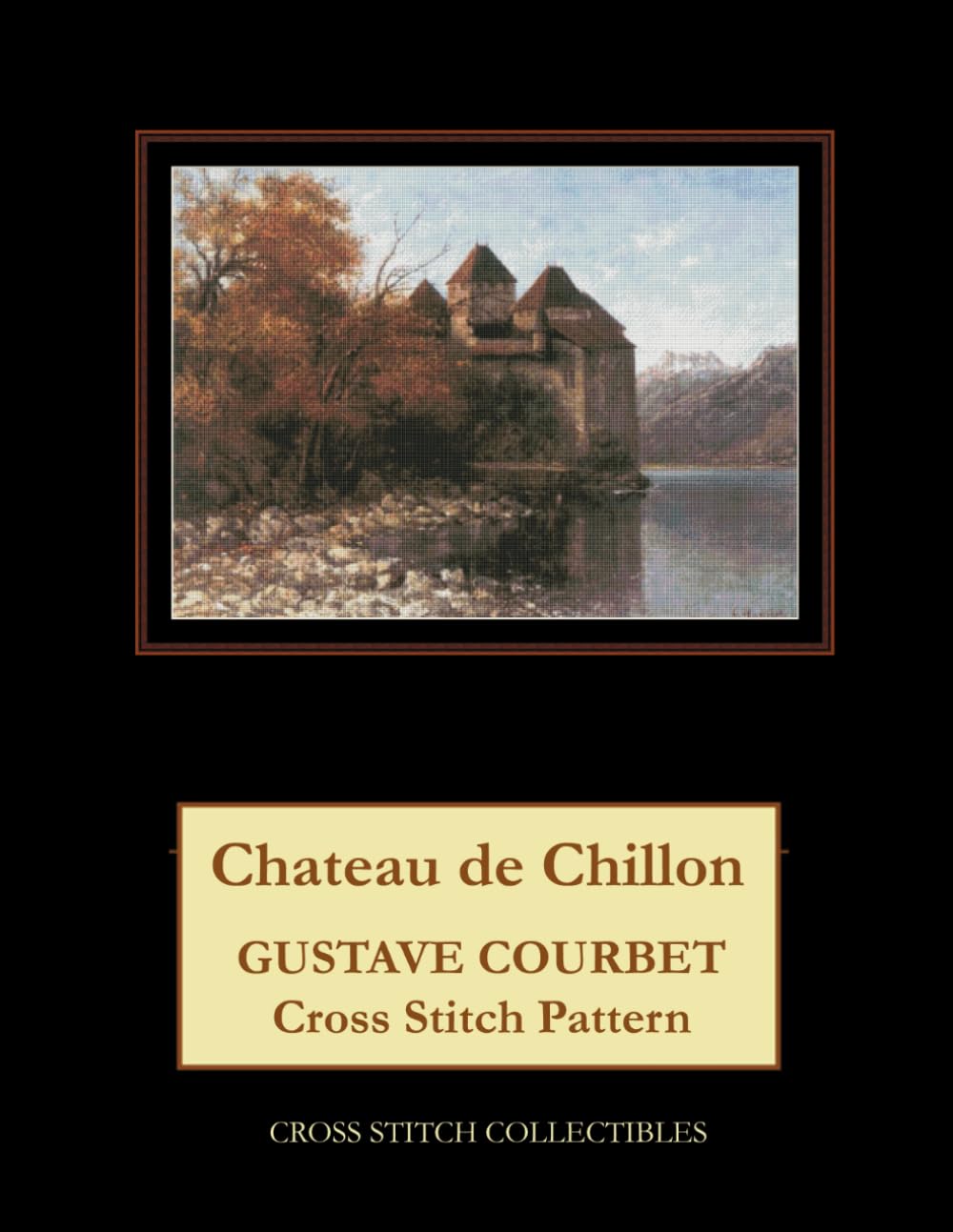 ler totalmente Chateau de Chillon: Gustave Courbet Cross Stitch Pattern