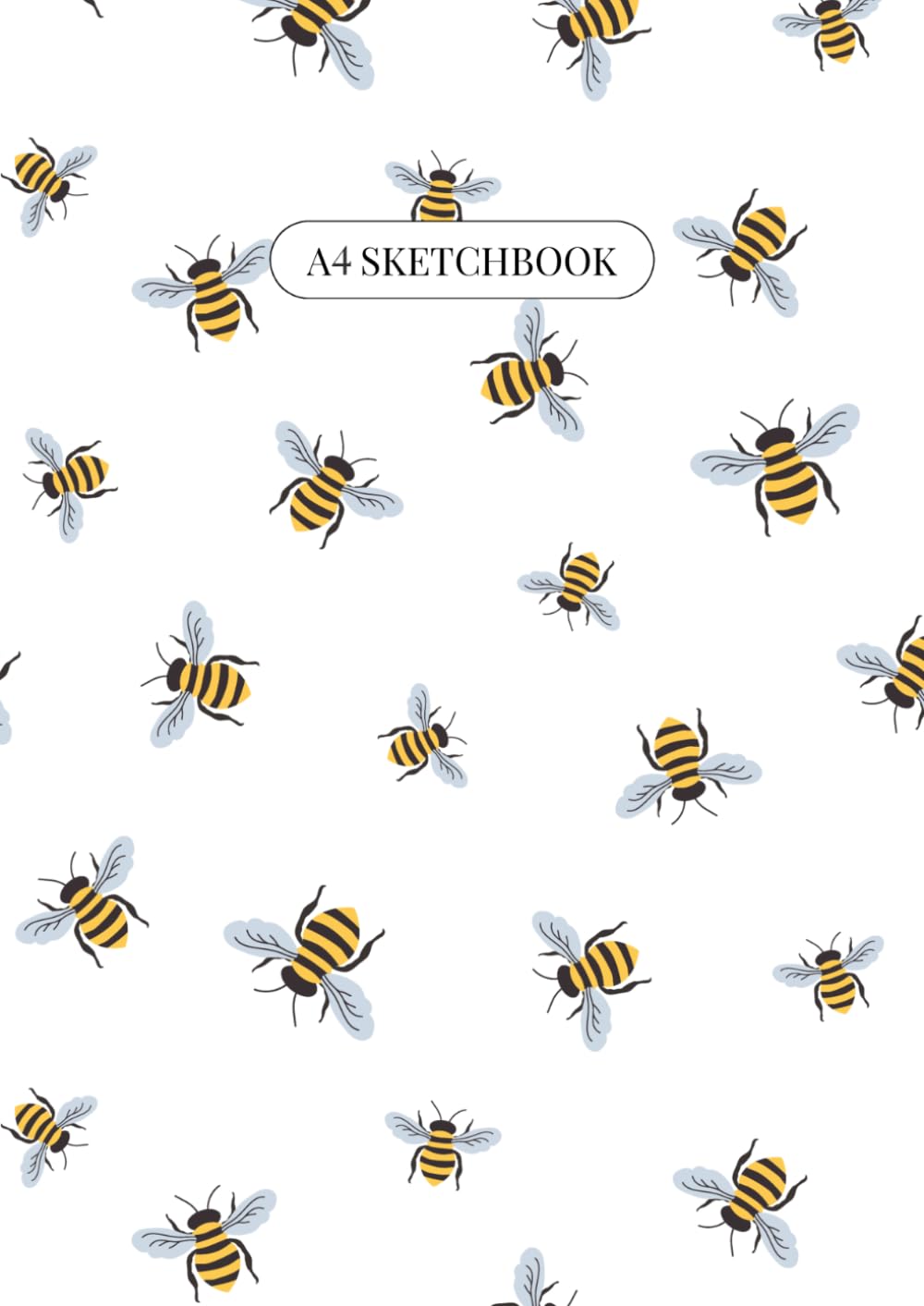 Just Bees ~ A4 Sketchbook: Large Unlined Notebook for Drawing, Doodling and Sketching | Cute Bee Design for Artists, Women and Teens | 100 Plain Blank Pages (Noodling Designs - Just Bees) baixar o livro de graça
