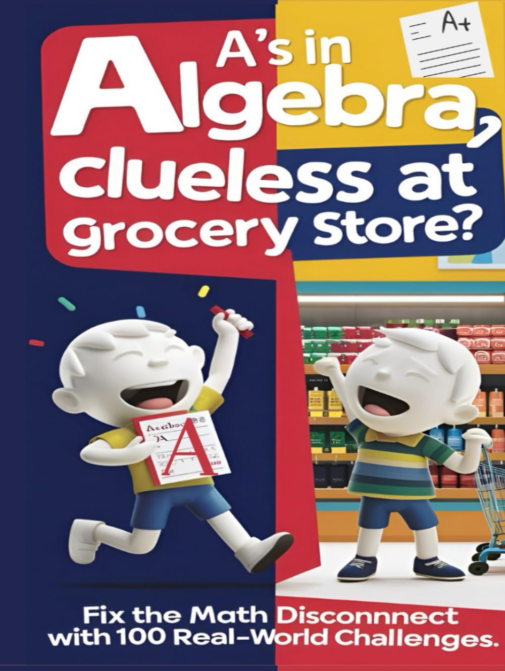 ler totalmente A’s in Algebra, Clueless at Grocery Store?: Fix the math disconnect with 100 Real-world Challenges