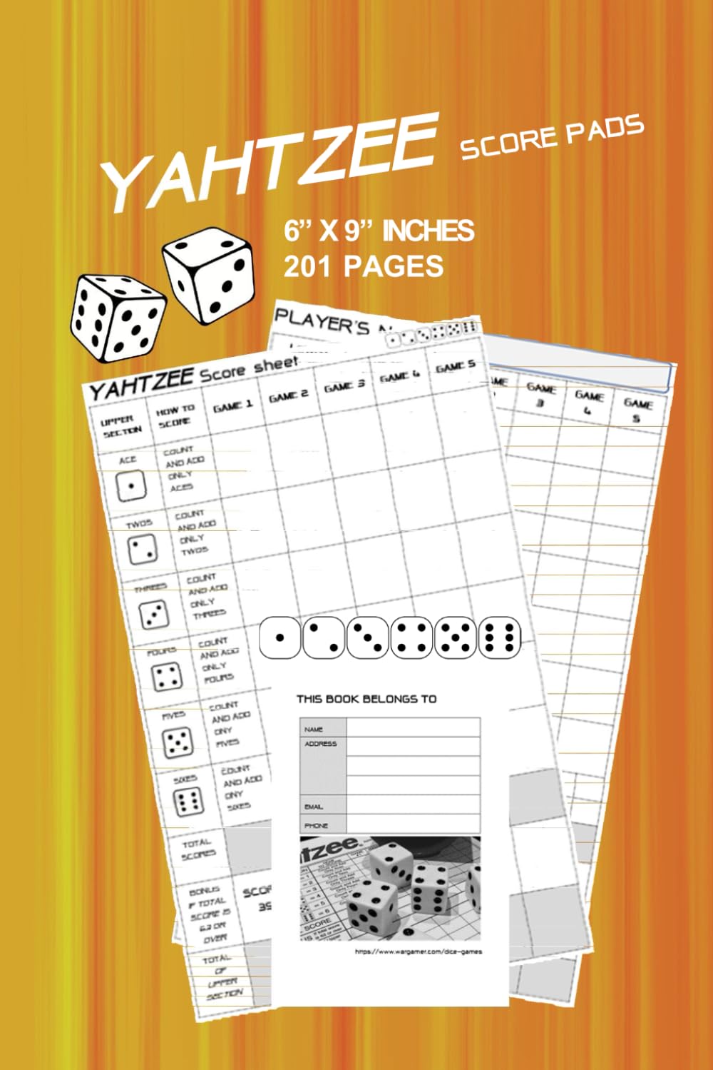 Yahtzee Score Pads: Games For Scorekeeping Score Book baixar livro de graça