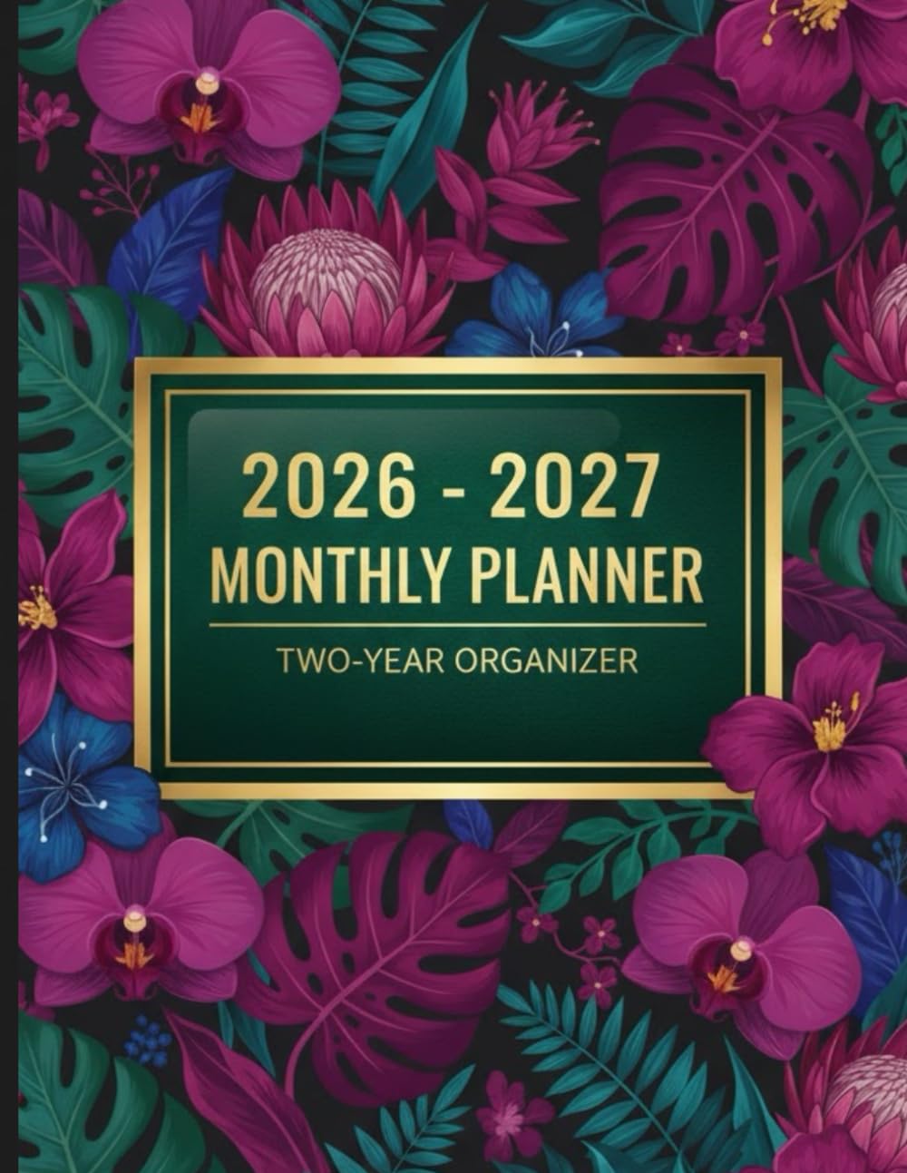 2026 – 2027 Monthly Planner - Two-Year Organizer: Large 8.5×11 Inch Black & White Interior | Calendar with Personal Information Log, Contact List,... Quotes & Notes Section | for Men and Women baixar livro de graça