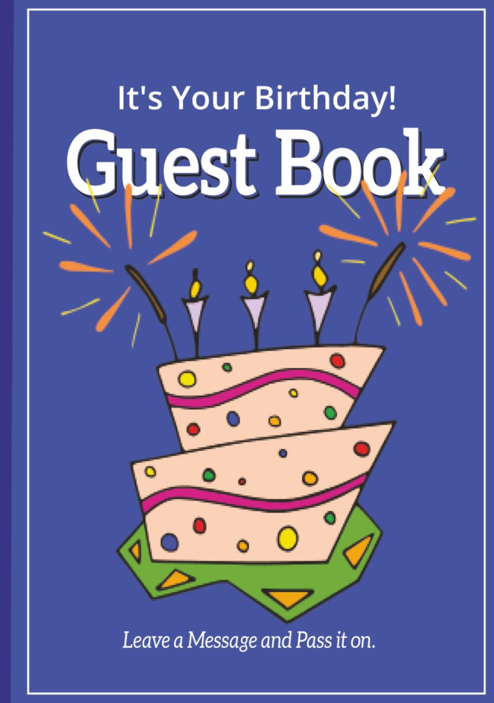 capítulo por capítulo baixar Adult Birthday Guest Book for 50th or 60th or 70th Birthday Notes and Messages: Filled with Retro, Victorian and Vintage Borders, Graphics and Frames on every page. (Blue Cover)