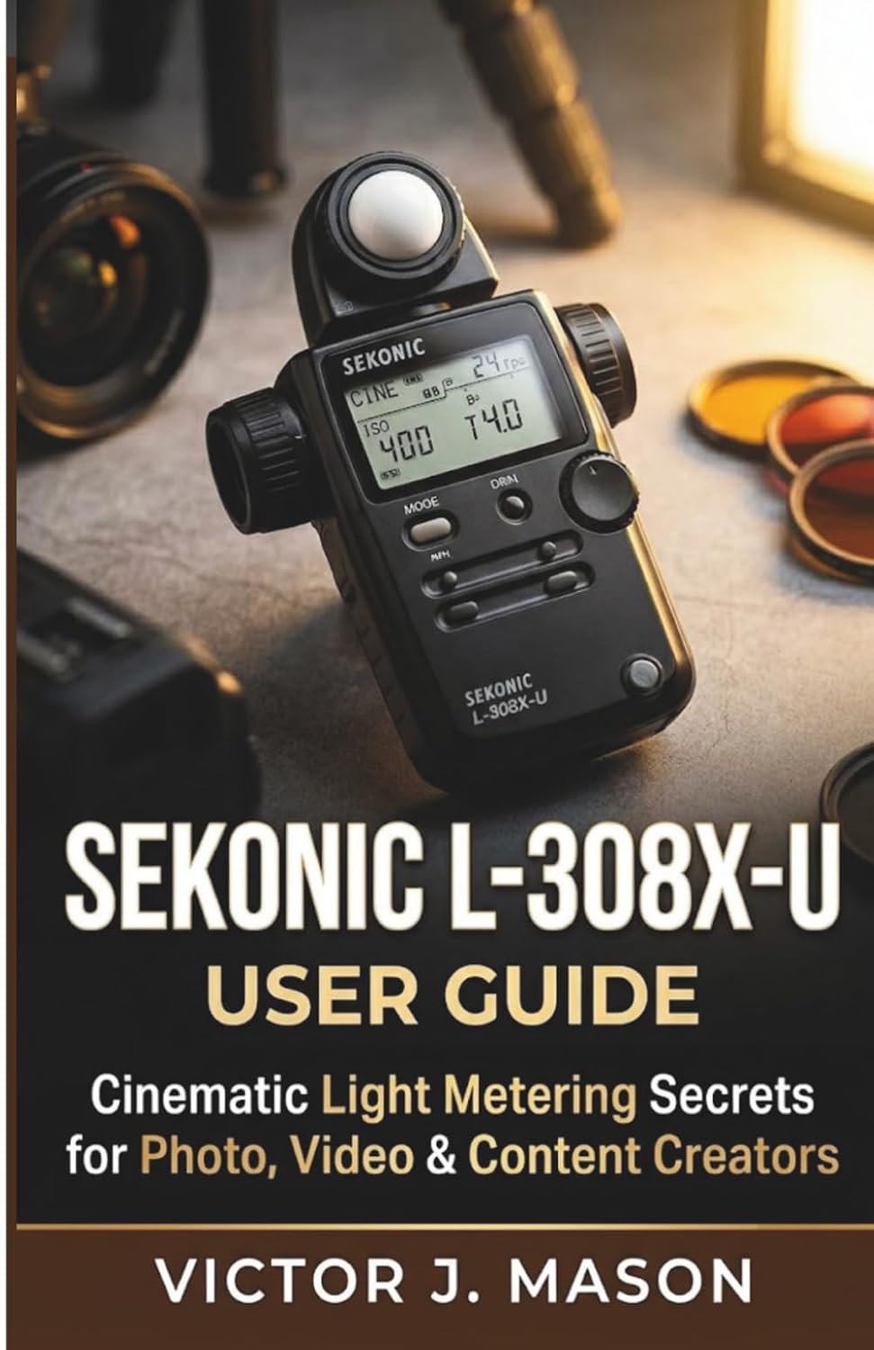 capítulo por capítulo baixar Sekonic L-308x-U User Guide: Cinematic Light Metering Secrets for Photo, Video & Content Creators.