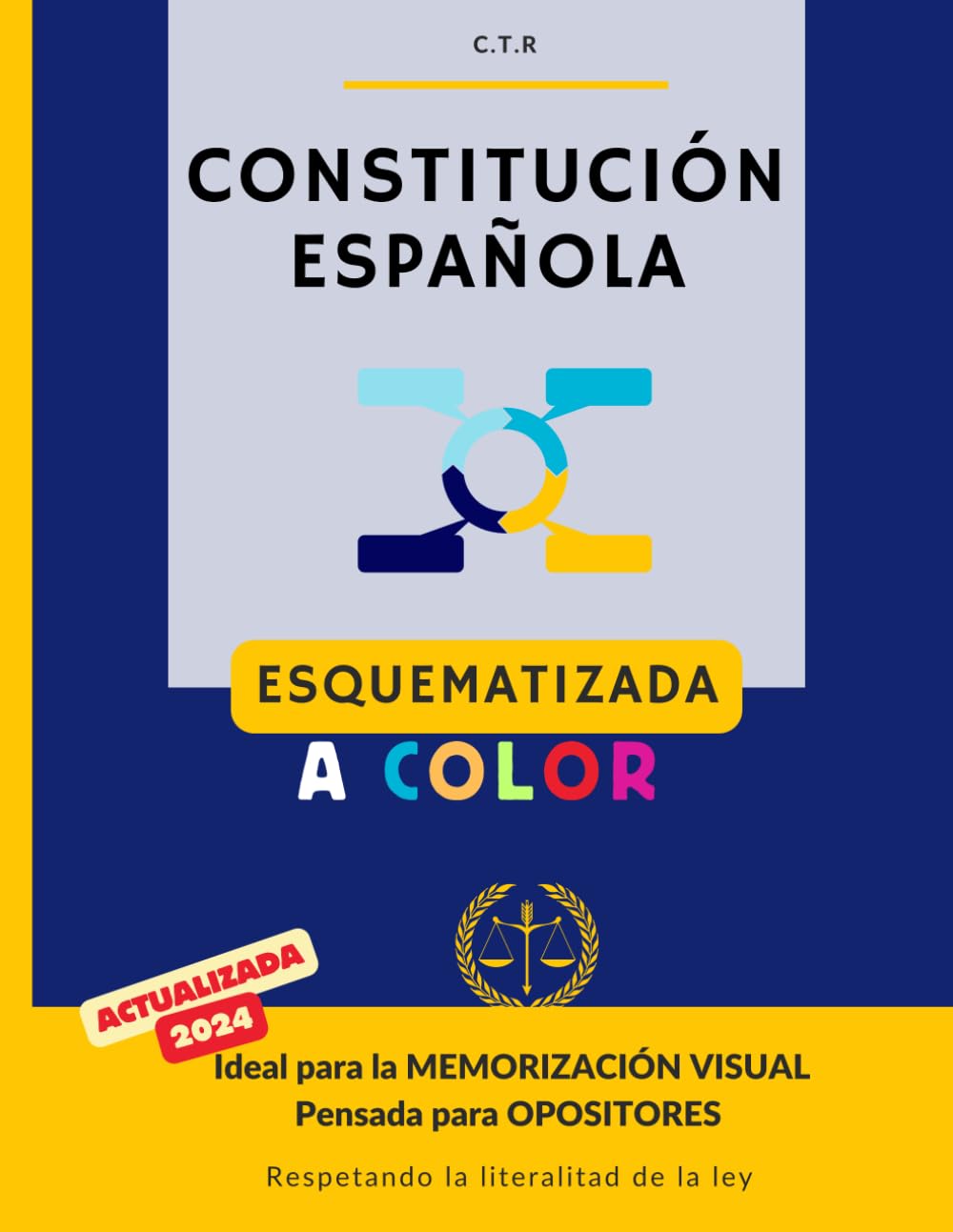 Constitución Española (Ilustrado): Esquematizada a color | Para Opositores | Gran formato baixar livro de graça