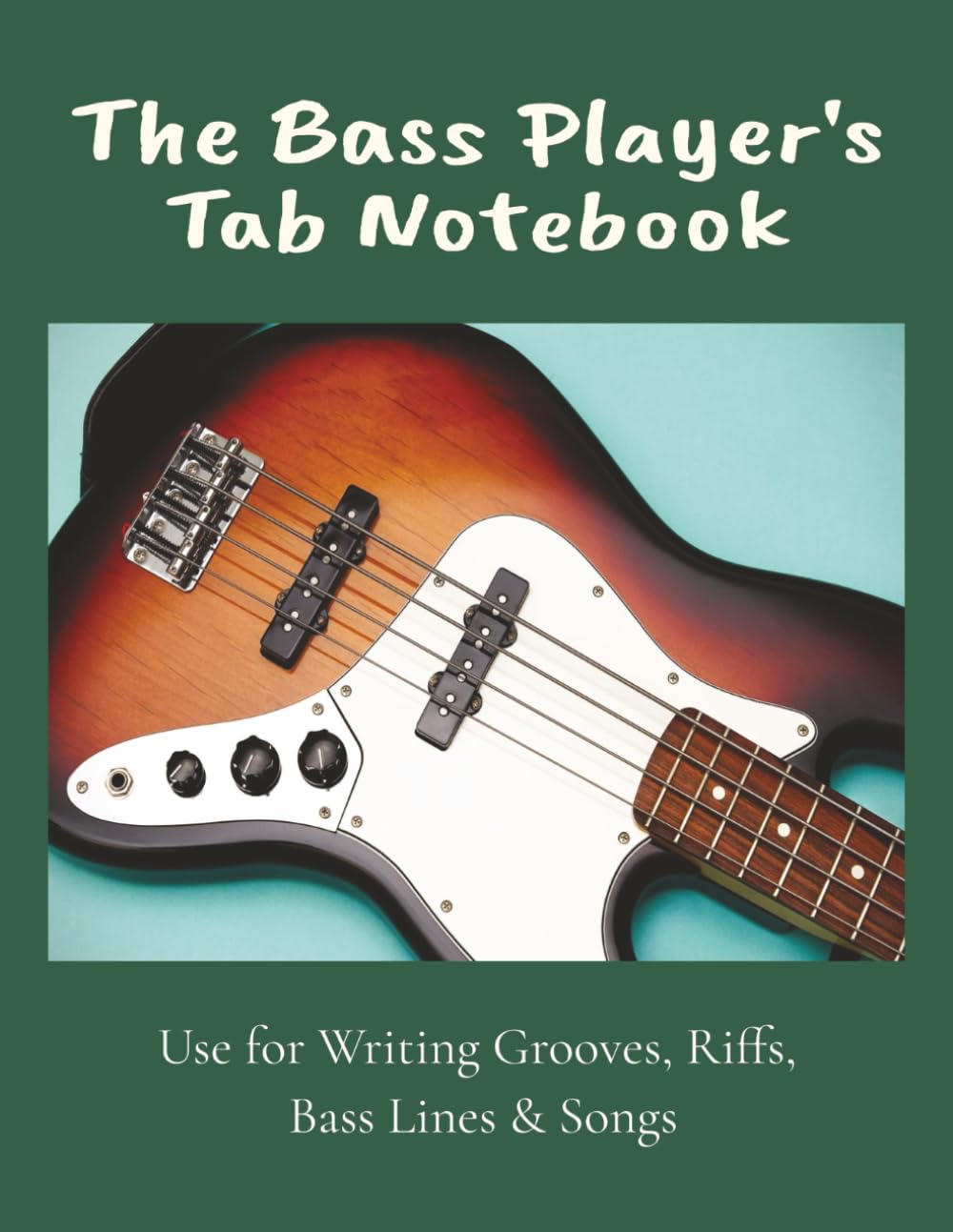 ler totalmente The Bass Player's TAB Notebook: Blank bass guitar tablature paper for writing grooves, riffs, bass lines and songs | 7 staffs per page | 100 pages | 8.5x11 inches
