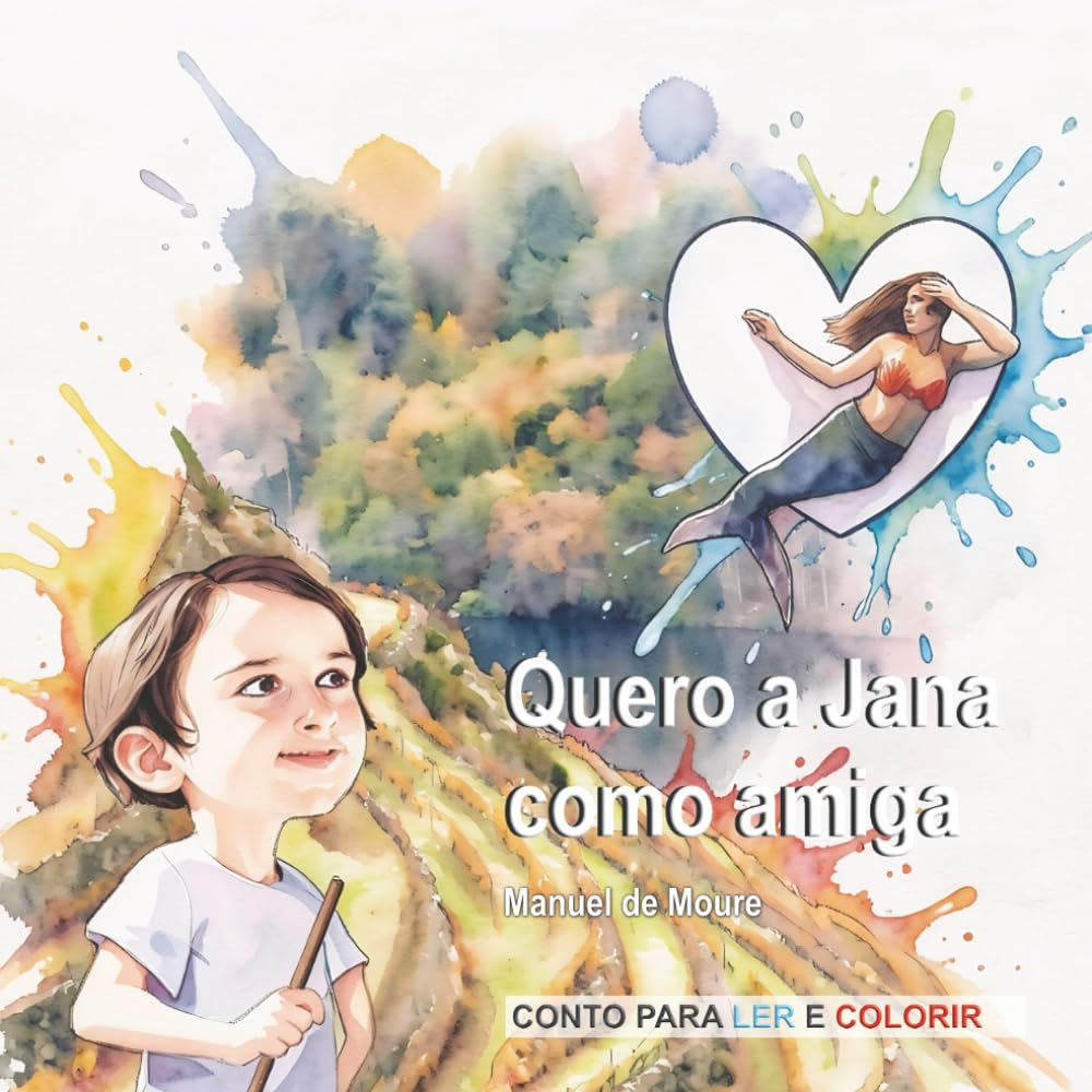 Quero a Jana como amiga: Conto para ler e colorir (Portuguese Edition) baixar livro de graça