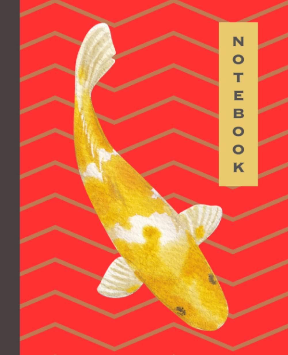 ler totalmente NOTEBOOK: Golden Koi Journal for Every Day Writing | Goldfish | 150 Lined Pages | 7.50 x 9.25 inches