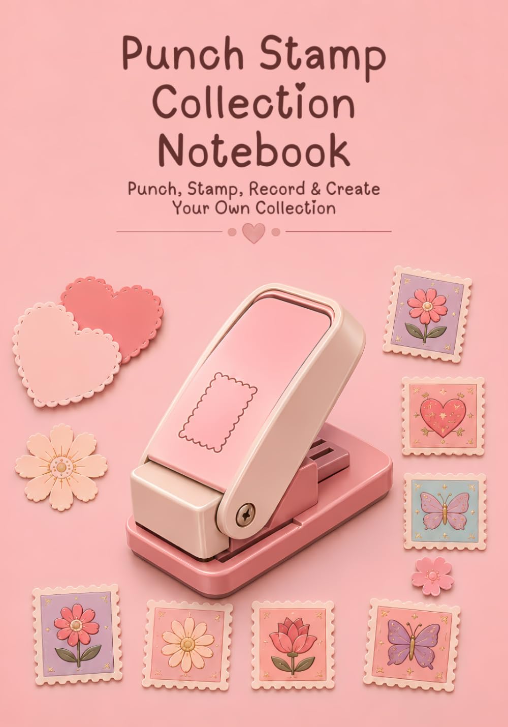 ler totalmente Punch Stamp Collection Notebook: Punch, Stamp, Record & Create Your Collection — 1.5" × 1.25" Spaces for Over 1,200 Stamps