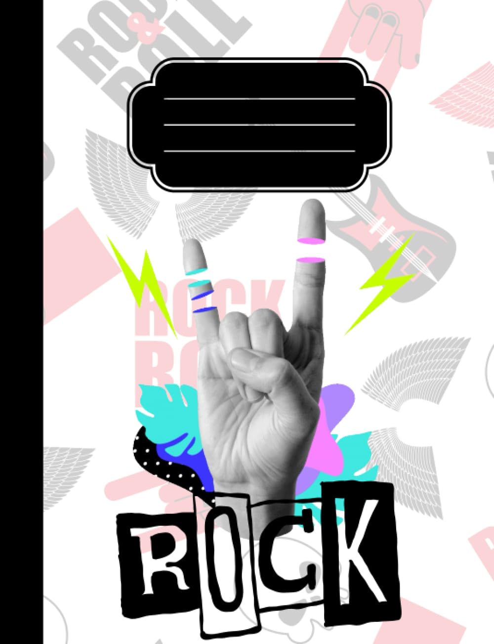 ler totalmente Caderno 120 páginas: Rock'n Roll (Portuguese Edition)