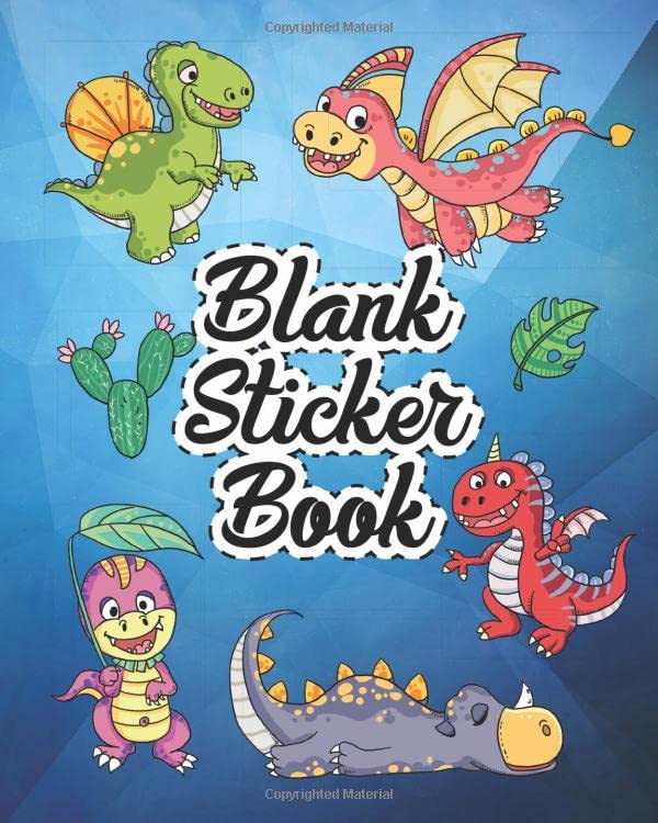 capítulo por capítulo baixar Blank Sticker Book: Dinasour Blank Sticker Book for Kids
