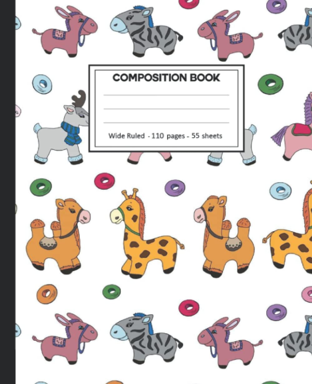 Composition Notebook: Donkey Wide Ruled Paper Notebook Journal size 7.25 x 9.25” for student baixar livro de graça