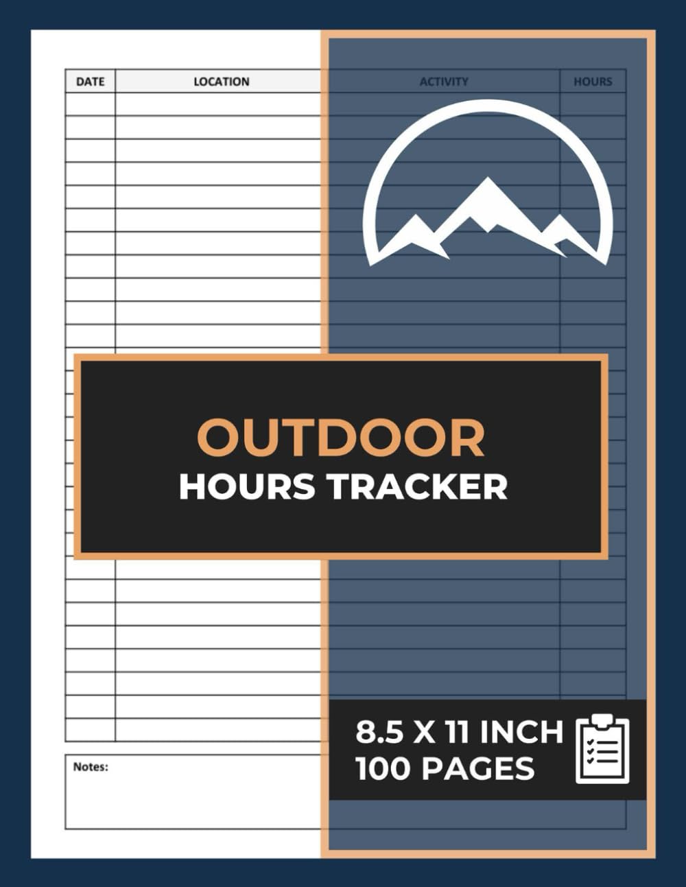 Outdoor Hours Tracker: Nature & Activity Log | 1000 Hours Outside Tracker | Playtime and Adventure Journal | 100 Pages baixar o livro de graça