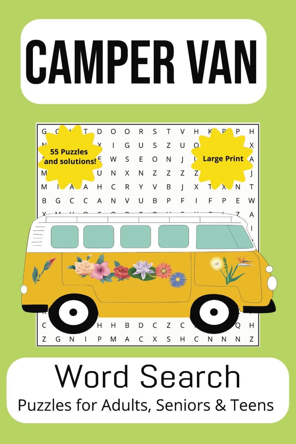 ler totalmente Camper Van Word Search Puzzle Book: Word Searches With Easy To Read Print About Camper Vans, Camping, Van Life and More | 6x9 Inches, 110 Pages | 50+... … Gift for Vacations, Holidays and Free Time