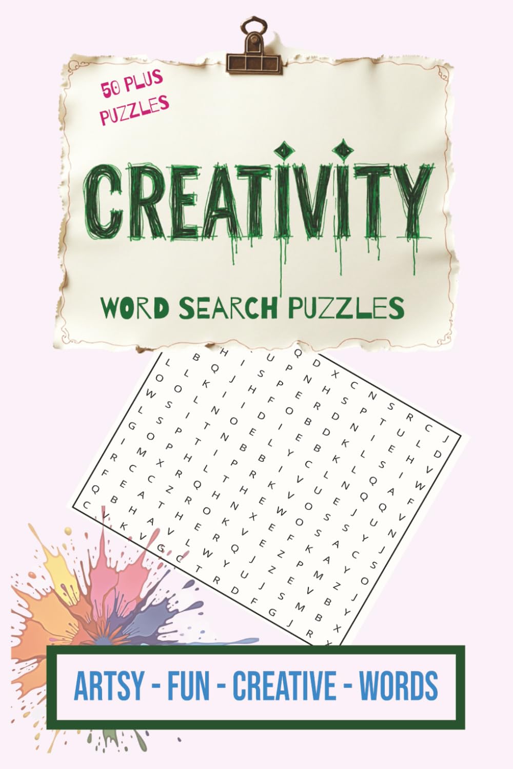 ler totalmente Creativity Word Search Puzzle Book: Inspired Thinking | Imaginative Fun | 6x9 inches | 110 pages | 50+ Puzzles | great for travel, gifts, stress relief