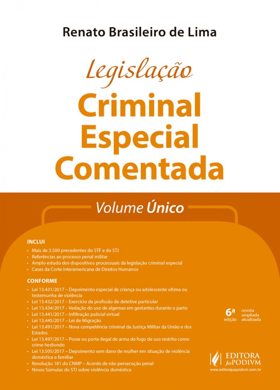 ler totalmente Legislação Criminal Especial Comentada: Volume único