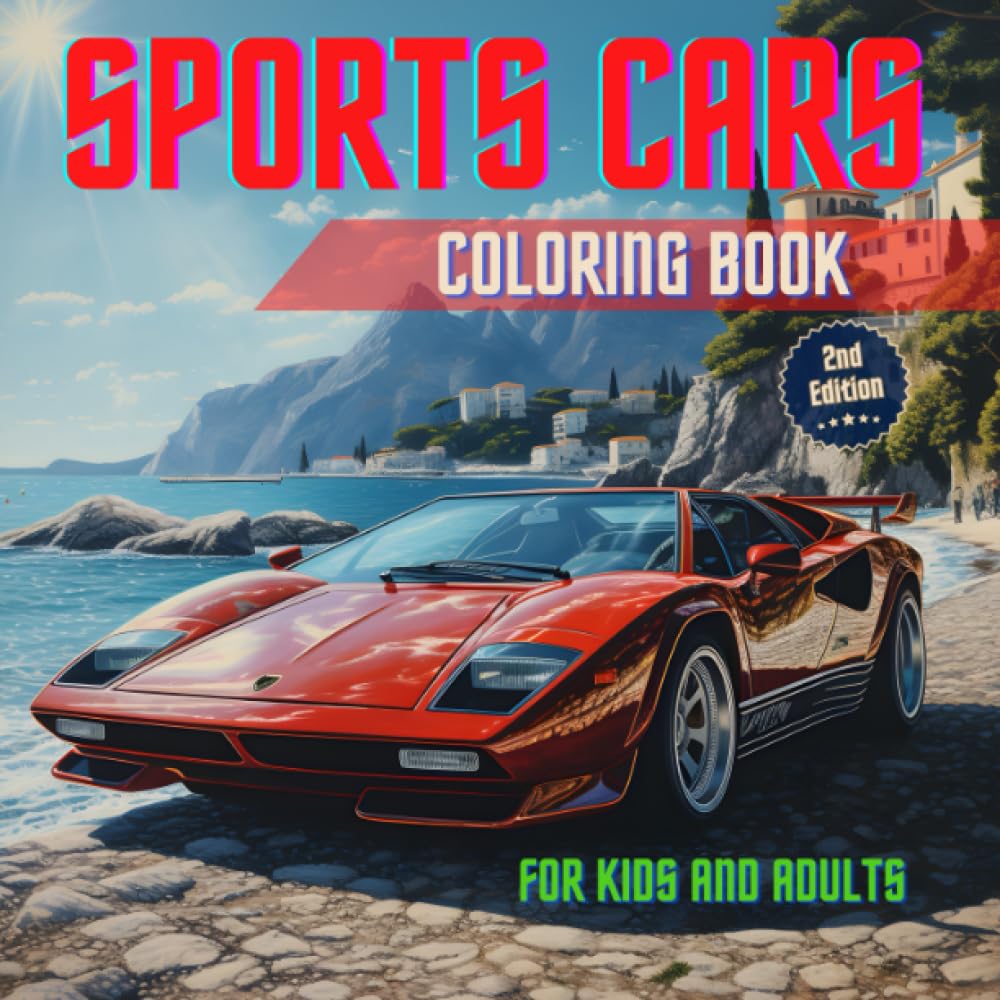 Exotic & Dream Sports Car Coloring Book: Insanely Detailed Relaxation Coloring Pages With High End Luxury Car Designs With Stunning and Unique... Coloring Books for Adults, Teens and Kids!) baixar o livro de graça