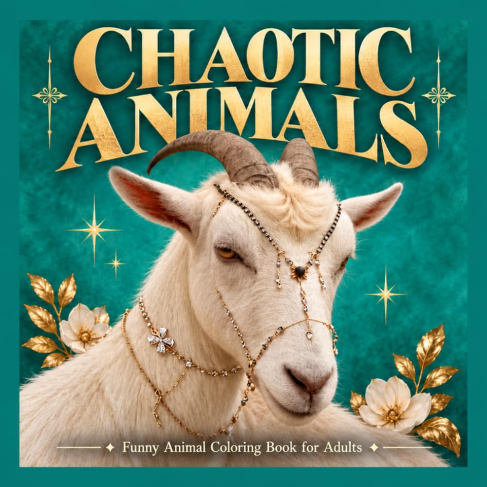 CHAOTIC ANIMALS: Funny Animal Coloring Book for Adults baixar o livro de graça