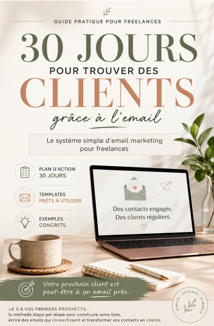 ler totalmente 30 jours pour trouver des clients grâce à l’email: Le système simple d’email marketing pour freelances (French Edition)