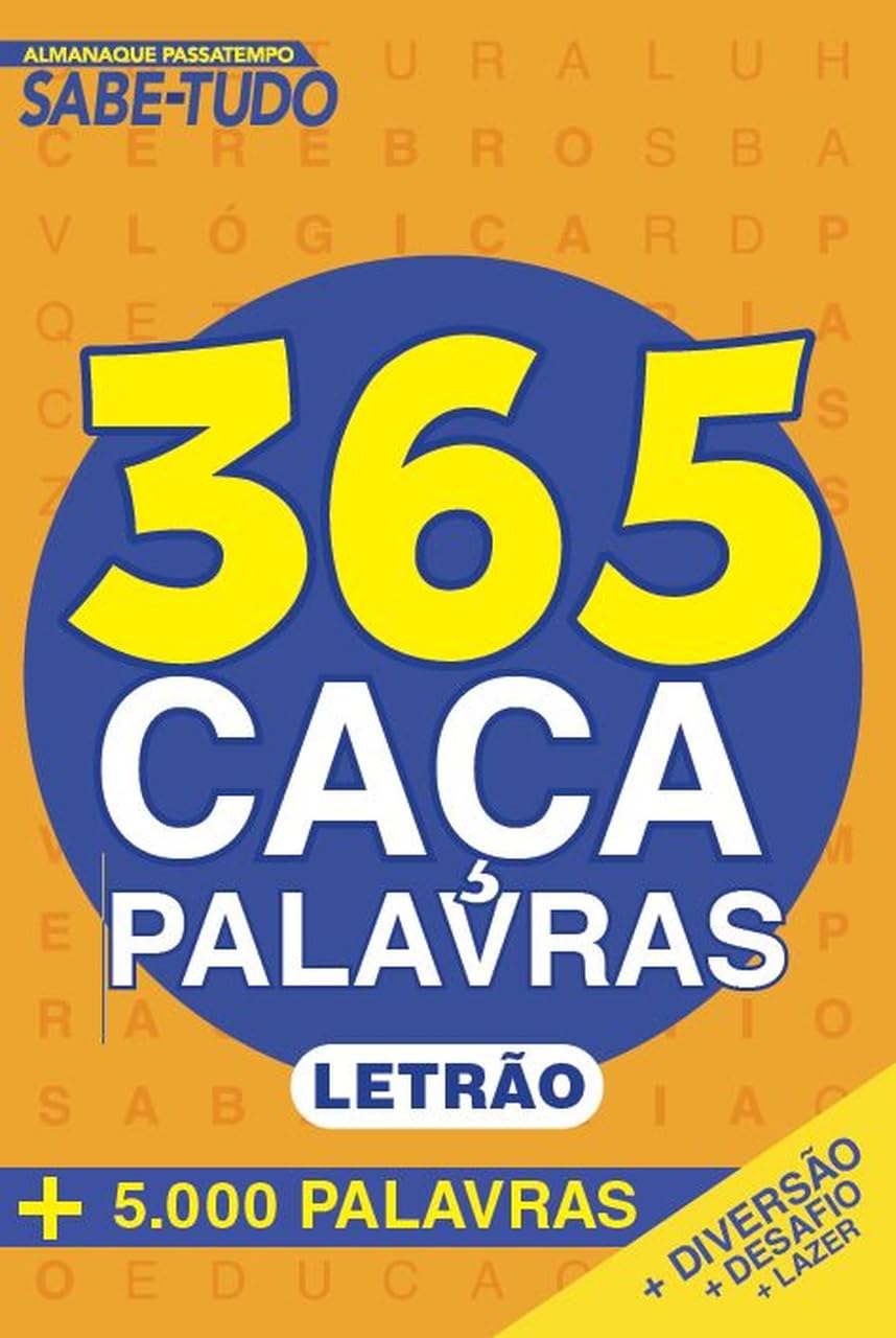 ler totalmente Almanaque Passatempos Sabe-Tudo 365 Caça-Palavras - Letrão