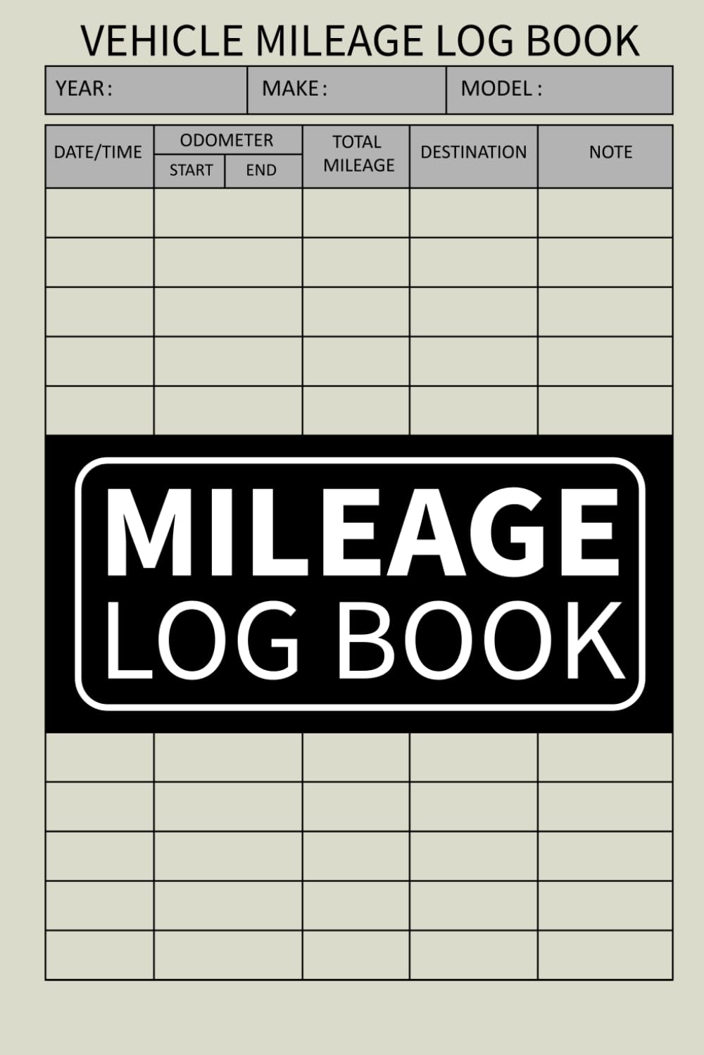 Mileage Log Book: Vehicle Mileage Tracker Notebook for Taxes & Self-Employed baixar livro de graça