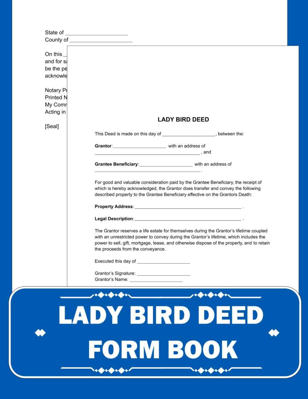 Lady Bird Deed Form Book: Life Estate Deed Form for Real Estate Transfers baixar livro de graça