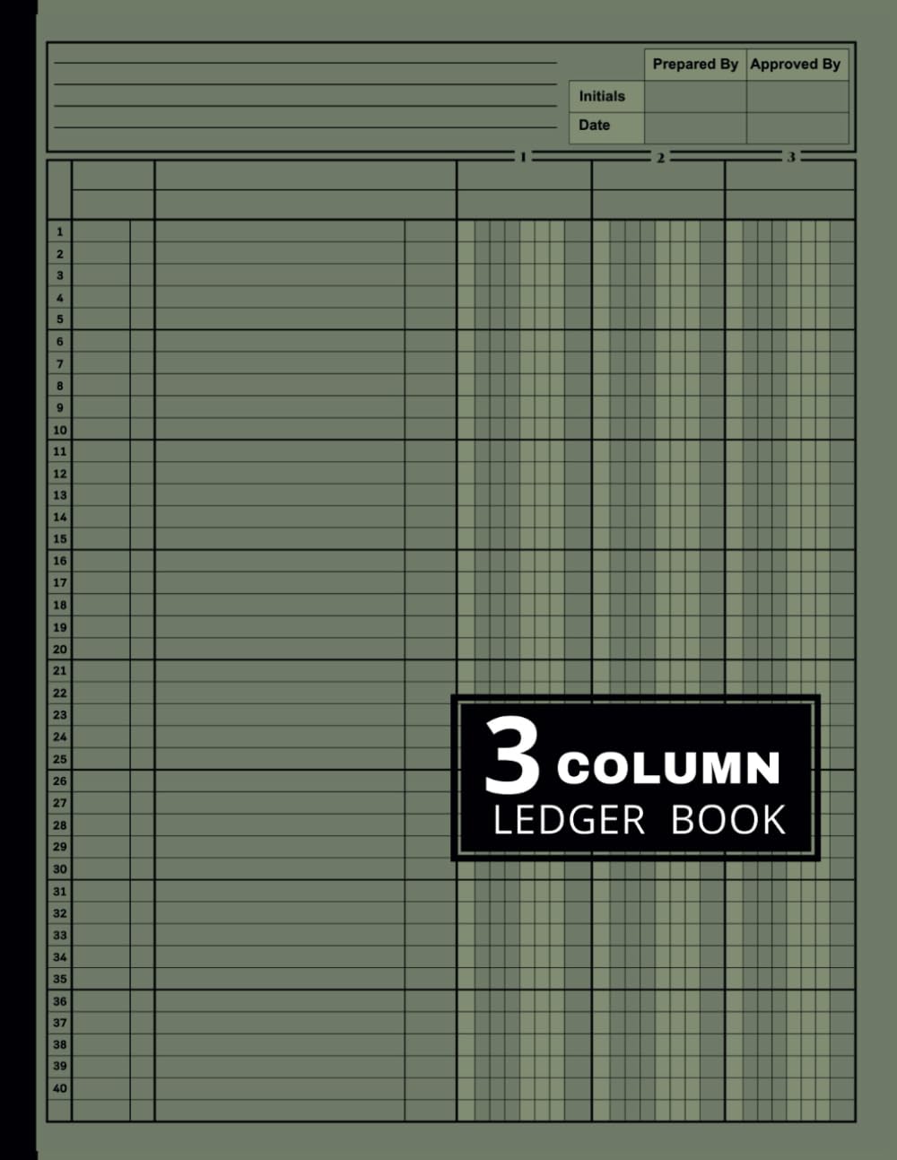 ler totalmente 3 Column Ledger Book: Accounting Ledger Book for Bookkeeping | Columnar Pad Journal Notebook | Three Column Ledger Book | Income and Expense Log Book for Small Business and Personal Finance