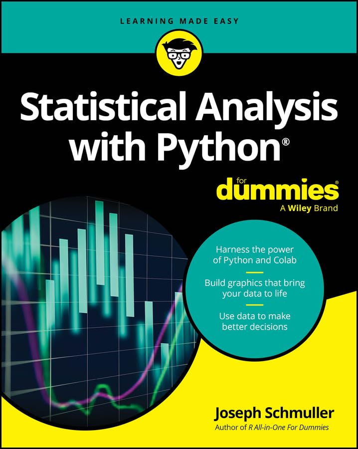 Statistical Analysis with Python For Dummies (English Edition)