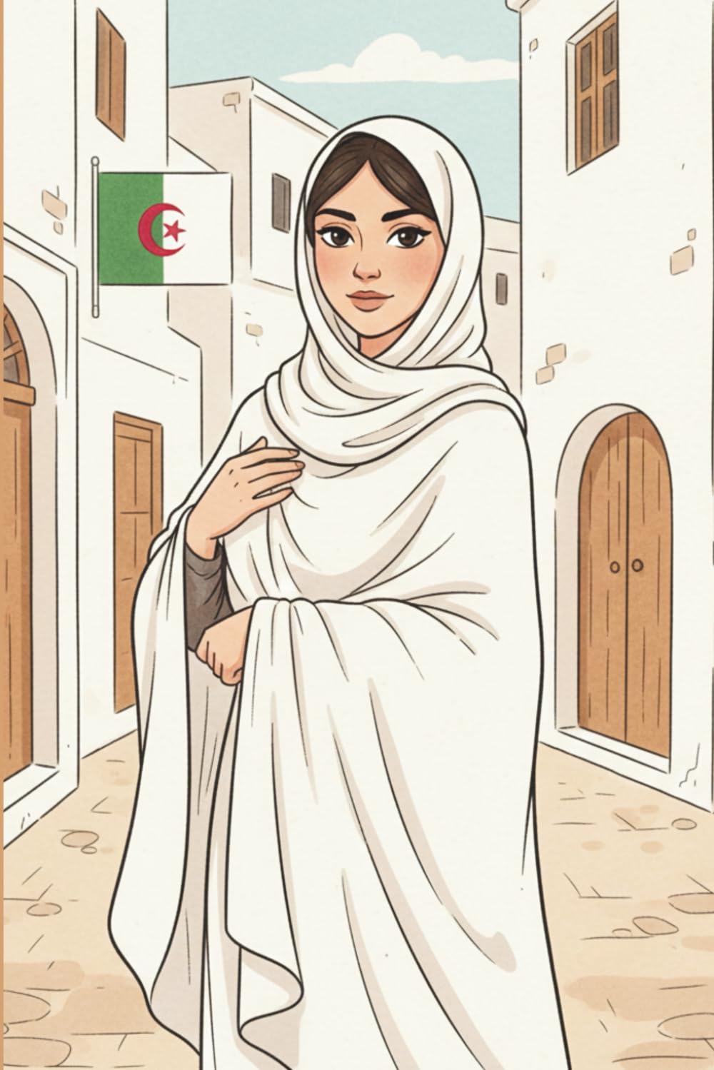 Algerian traditional clothing journal: A Lined Notebook Celebrating Algerian Women and the Traditional Haik baixar o livro de graça