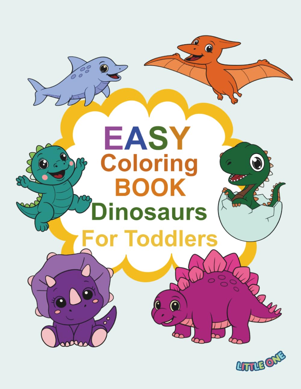 EASY Coloring BOOK Dinosaurs For Toddlers baixar o livro de graça