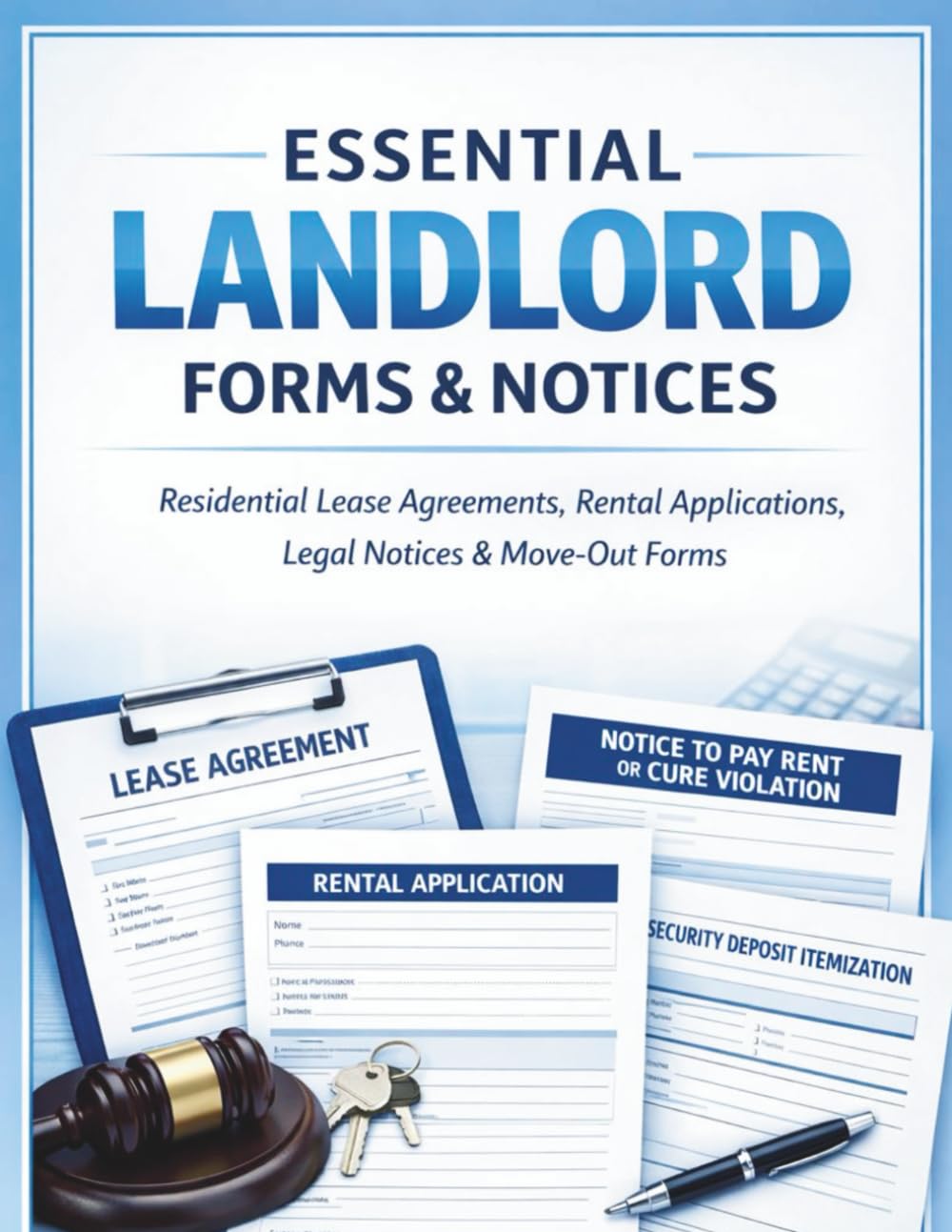 ler totalmente Essential Landlord Forms & Notices: Residential Lease Agreements, Rental Applications, Legal Notices & Move-Out Forms for U.S. Property Owners