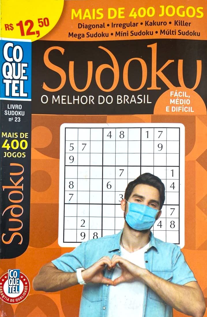 ler totalmente Sudoku 23 Facil Médio Difícil 400 Jogos Coquetel