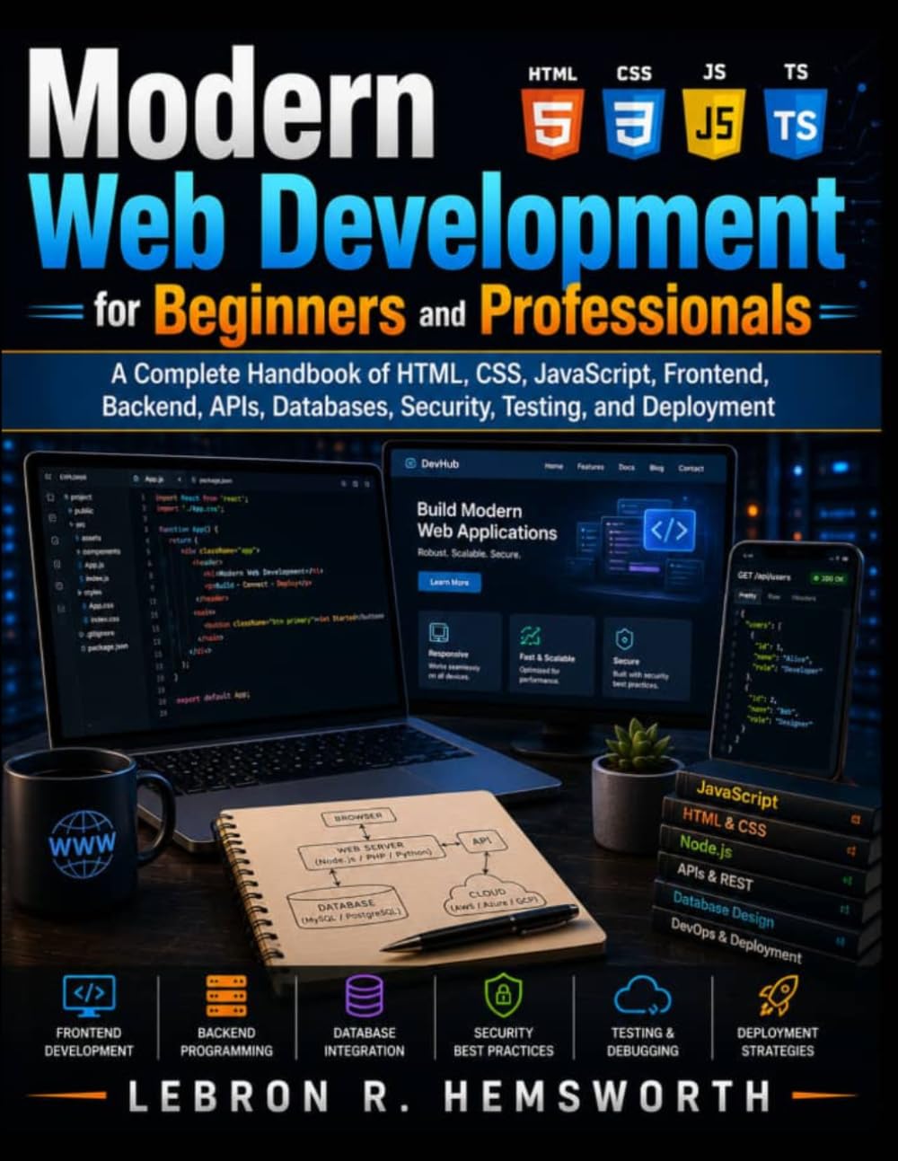 Modern Web Development for Beginners and Professionals: A Complete Handbook of HTML, CSS, JavaScript, Frontend, Backend, APIs, Databases, Security, Testing, and Deployment baixar livro de graça