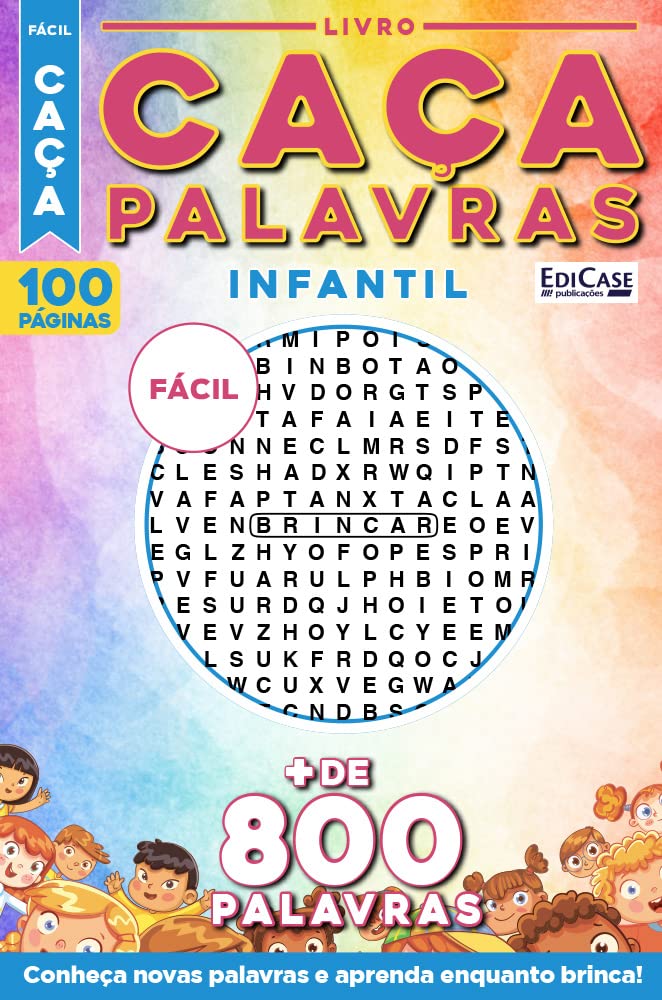 Livro Caça-Palavras Infantil 21: Nível Fácil - Conheça novas palavras e aprenda enquanto brinca! baixar o livro de graça
