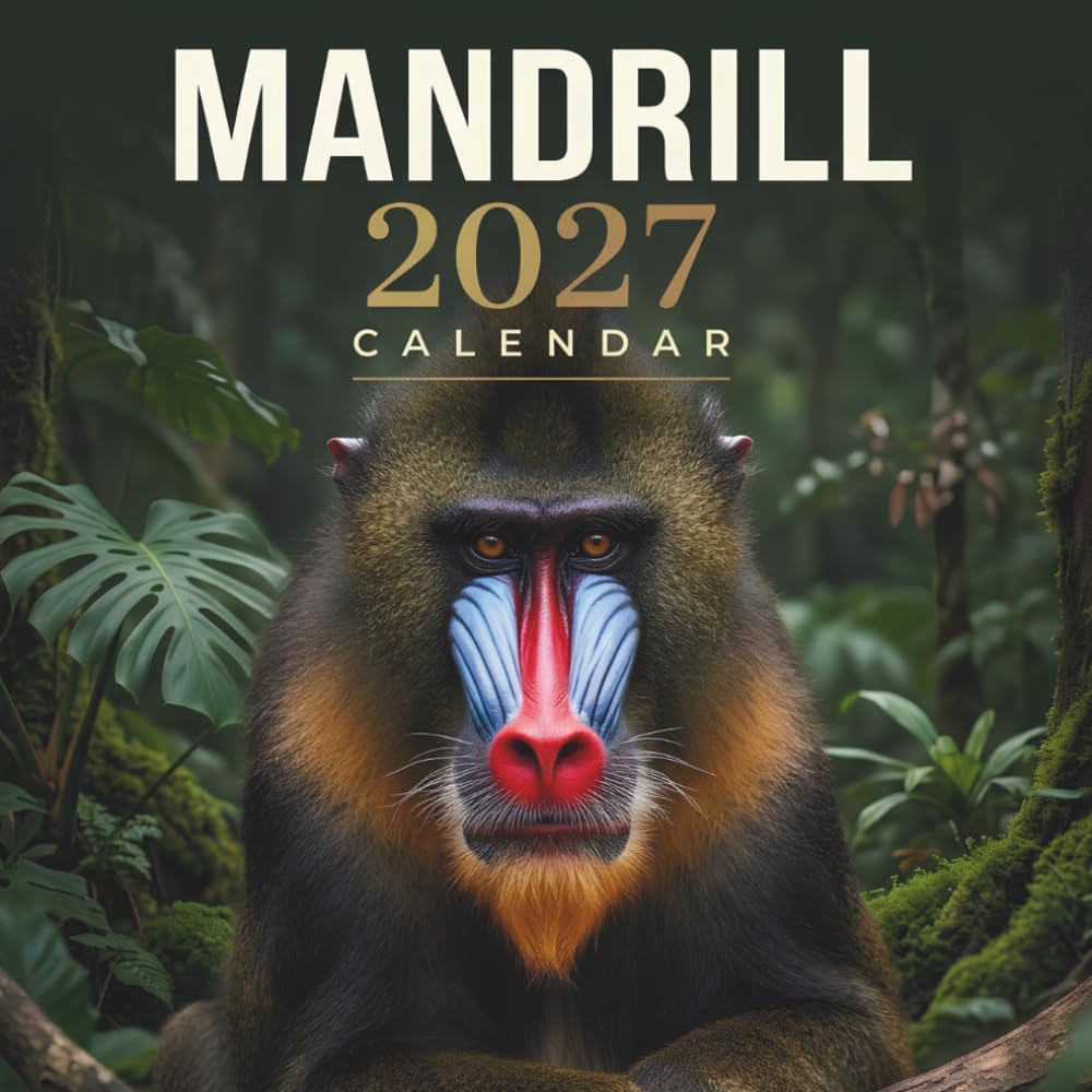 capítulo por capítulo baixar Mandrill Calendar 2027: Colorful African Wildlife Photography