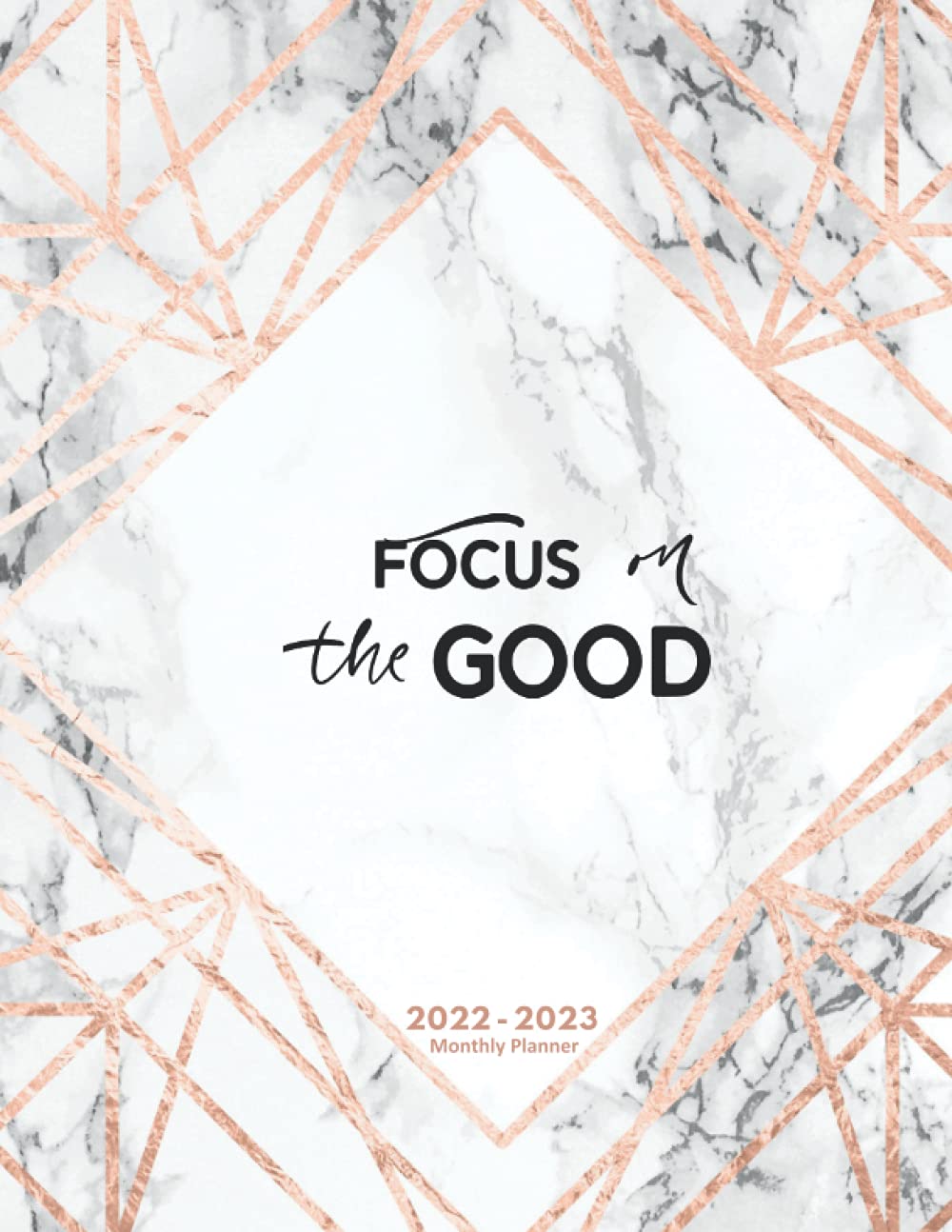 ler totalmente 2022-2023 Monthly Planner: 2 Year Planner Calendar Schedule Organizer | January 2022 to December 2023 (24 Months)| 8.5 x 11 in| Inspirational Quotes | Rose Gold Marble Cover