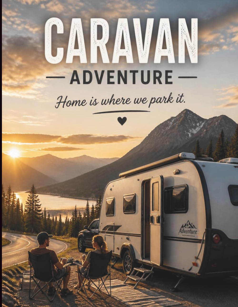 Caravan Logbook: Travel Journal for Trips, Campsites, Routes, Pitches and Touring Adventures